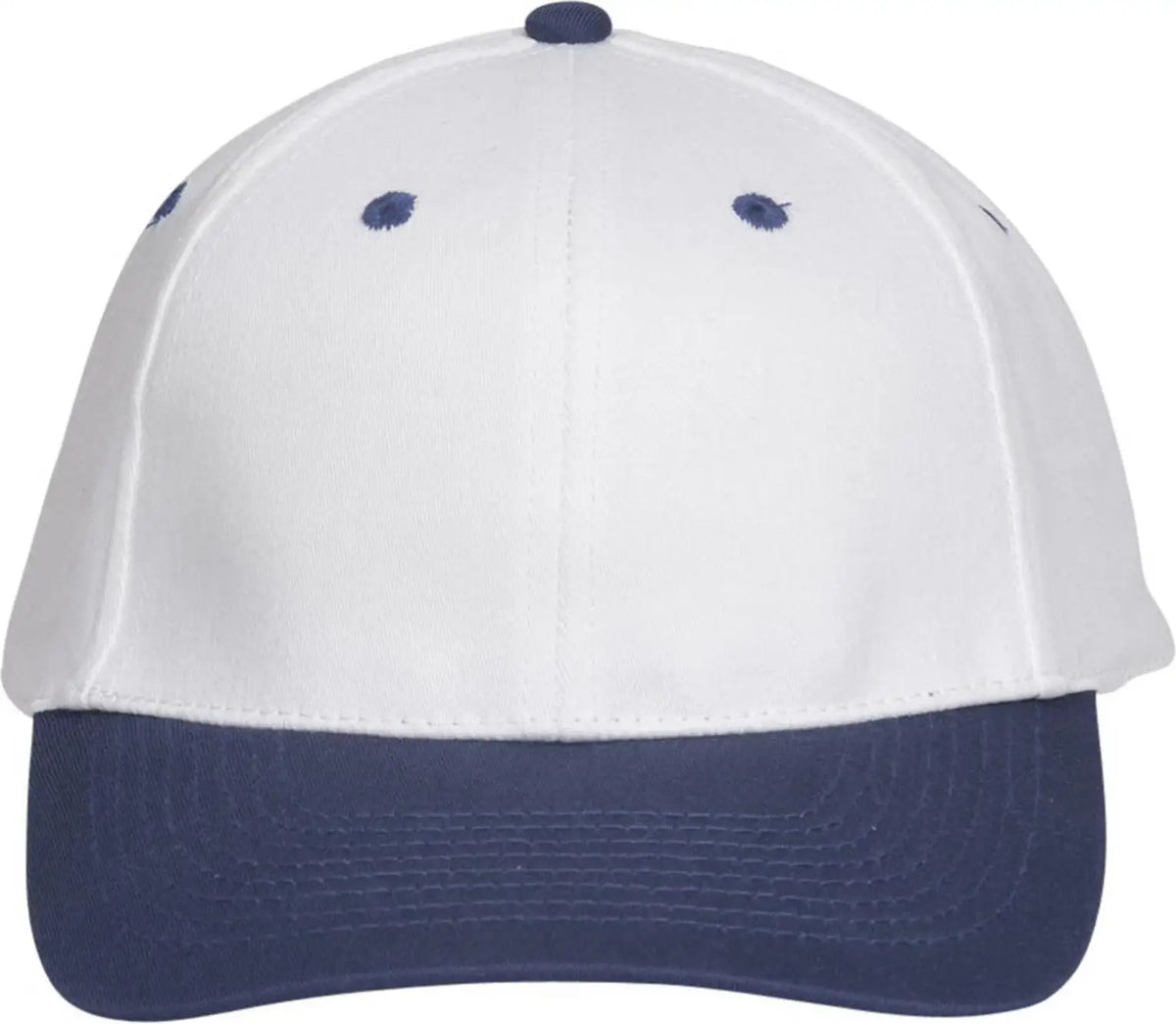 Otto 11-018 ?Otto Flex’ Fitted 6 Panel Low Profile Baseball Cap - Nvy/wht - 7’’ - 7 1/4’’