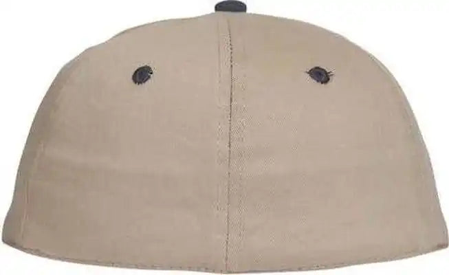 Otto 11-018 Stretchable Deluxe Brushed Cotton Twill 6 Panel Low Profile Pro Style Cap - Navy Khaki - S/m
