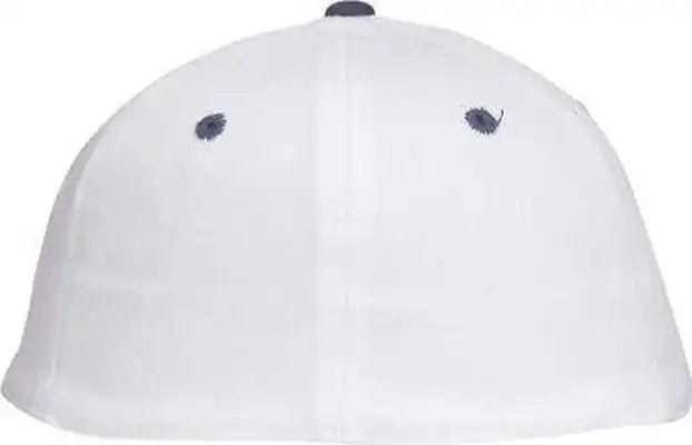 Otto 11-018 Stretchable Deluxe Brushed Cotton Twill 6 Panel Low Profile Pro Style Cap - Navy White