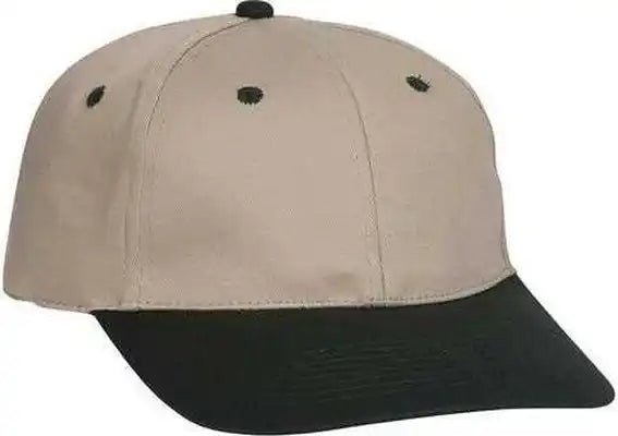 Otto 11-018 Stretchable Deluxe Brushed Cotton Twill 6 Panel Low Profile Pro Style Cap - Dark Green Khaki - Forest / S/m