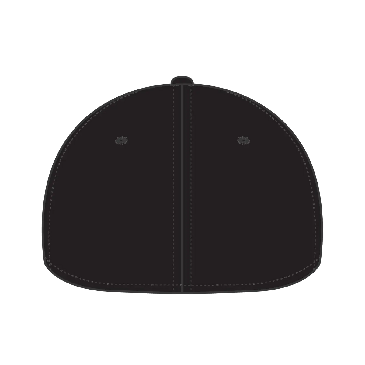 Otto 11-1 ?Otto Flex’ Fitted 6 Panel Low Profile Baseball Cap - Black