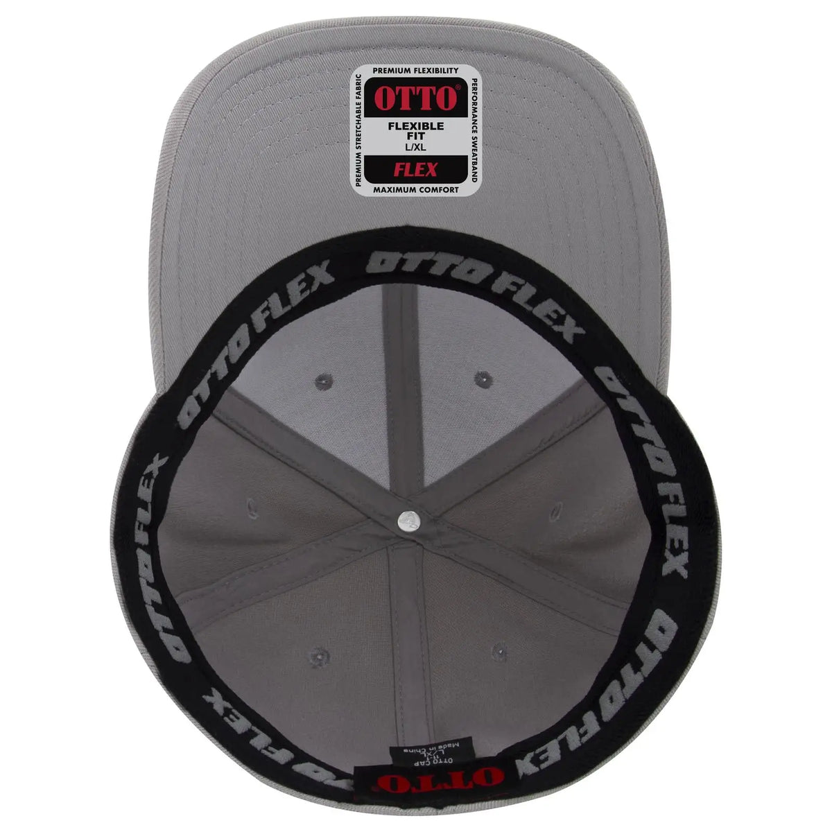 Otto 11-1 ?Otto Flex’ Fitted 6 Panel Low Profile Baseball Cap - Gray
