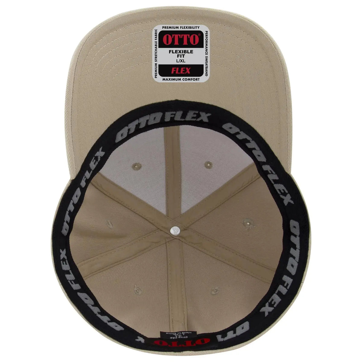Otto 11-1 ?Otto Flex’ Fitted 6 Panel Low Profile Baseball Cap - Khaki