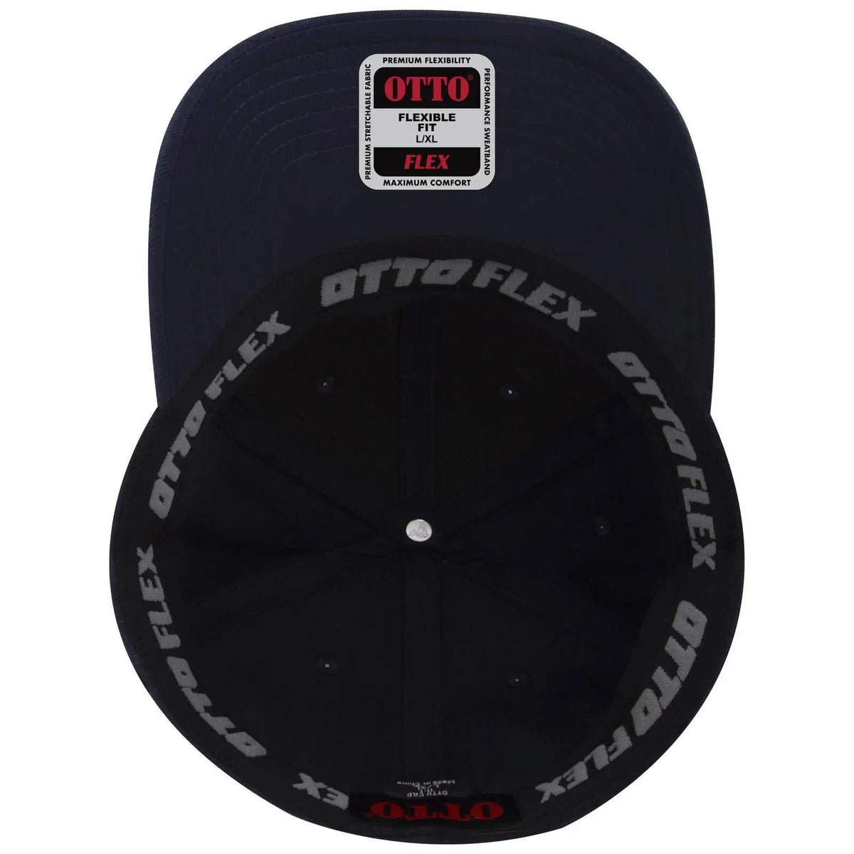 Otto 11-1 ?Otto Flex’ Fitted 6 Panel Low Profile Baseball Cap - Navy