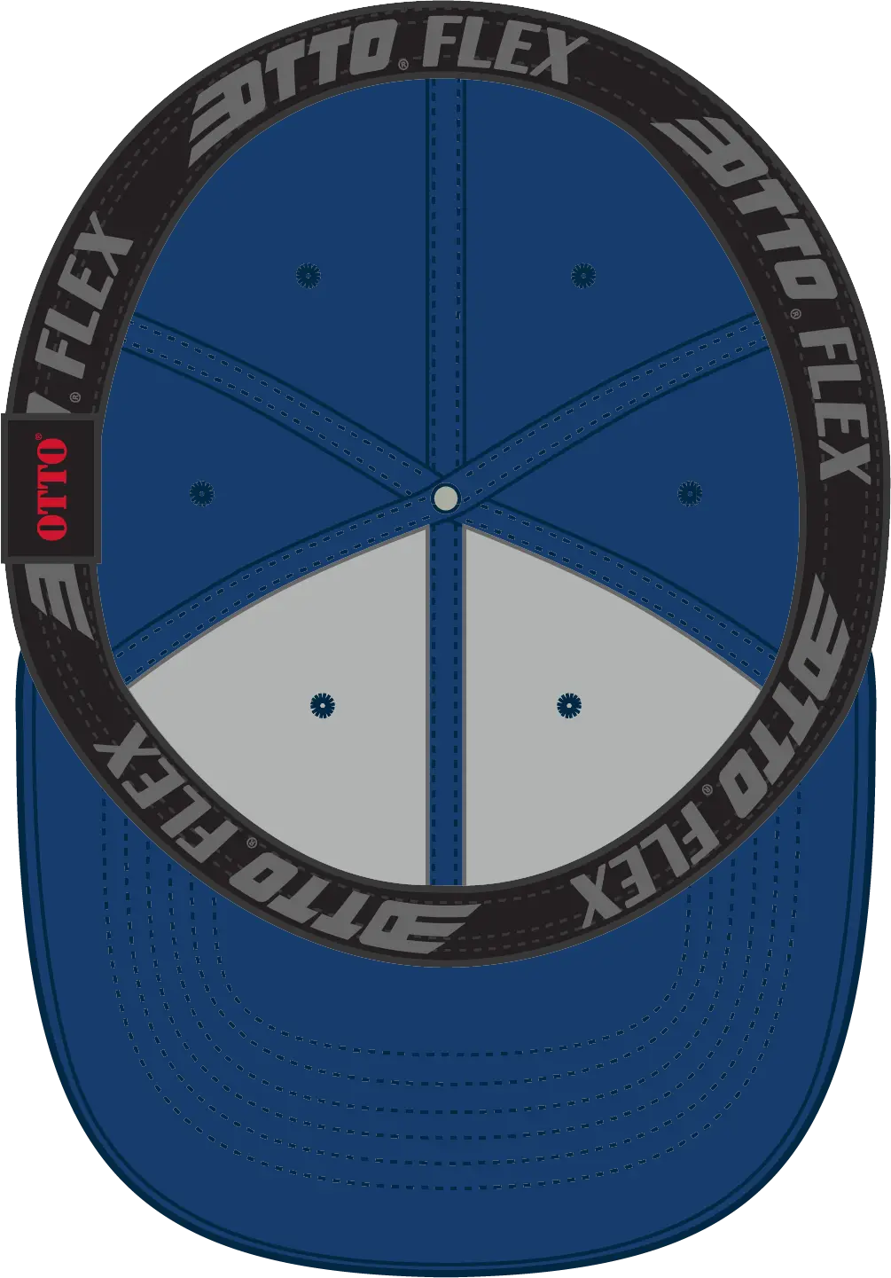 Otto 11-1162 ?Otto Flex’ Fitted 6 Panel Low Profile Baseball Cap - Royal
