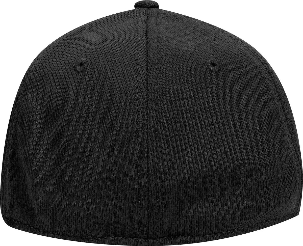 Otto 11-1162 ?Otto Flex’ Fitted 6 Panel Low Profile Baseball Cap - Black