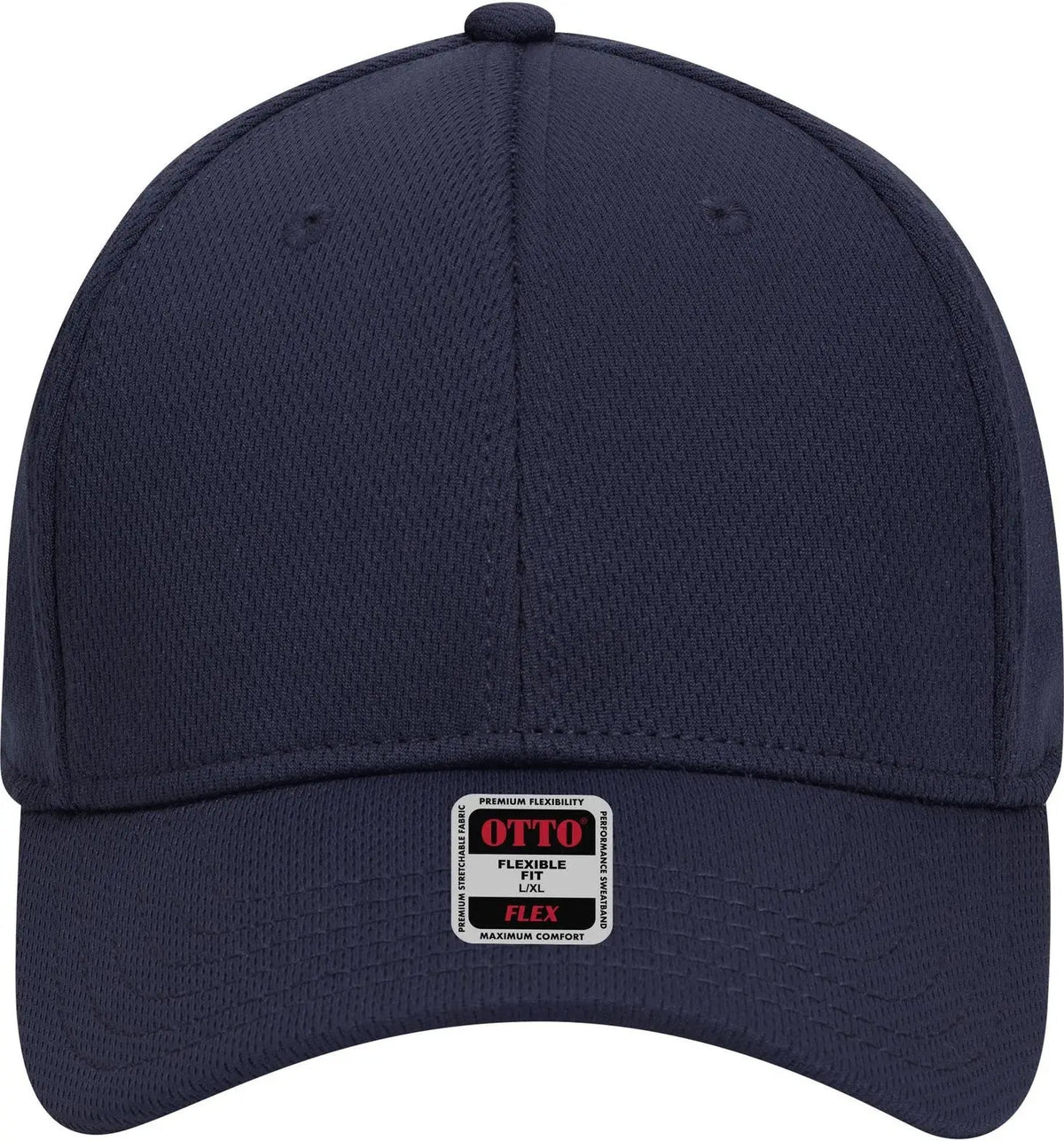 Otto 11-1162 ?Otto Flex’ Fitted 6 Panel Low Profile Baseball Cap - Navy