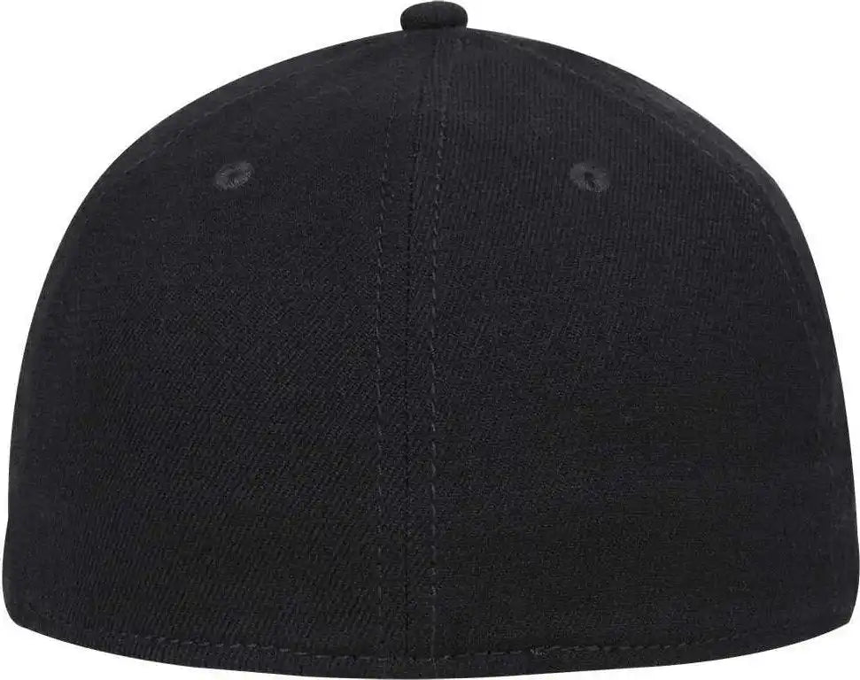Otto 11-1165 Stretchable Alternative Wool Twill Flex 6 Panel Low Profile Baseball Cap - Navy - S/m