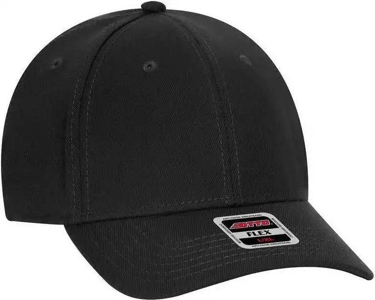 Otto 11-1165 Stretchable Alternative Wool Twill Flex 6 Panel Low Profile Baseball Cap - Navy - S/m