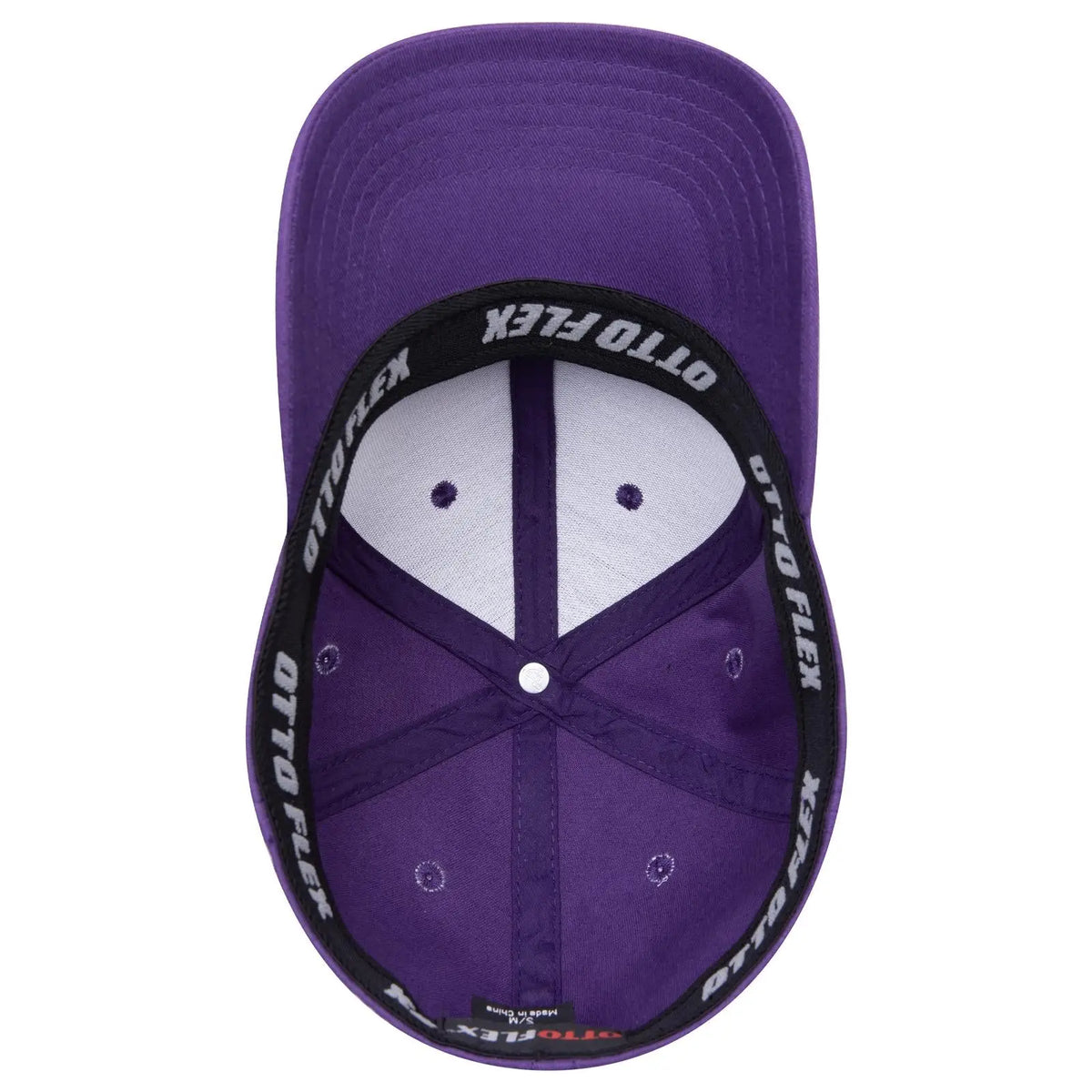 Otto 11-1167 ?Otto Flex’ Fitted 6 Panel Low Profile Baseball Cap - Purple