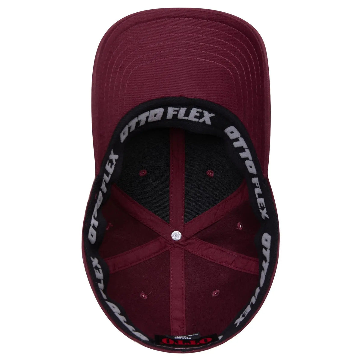 Otto 11-1167 ?Otto Flex’ Fitted 6 Panel Low Profile Baseball Cap - Maroon