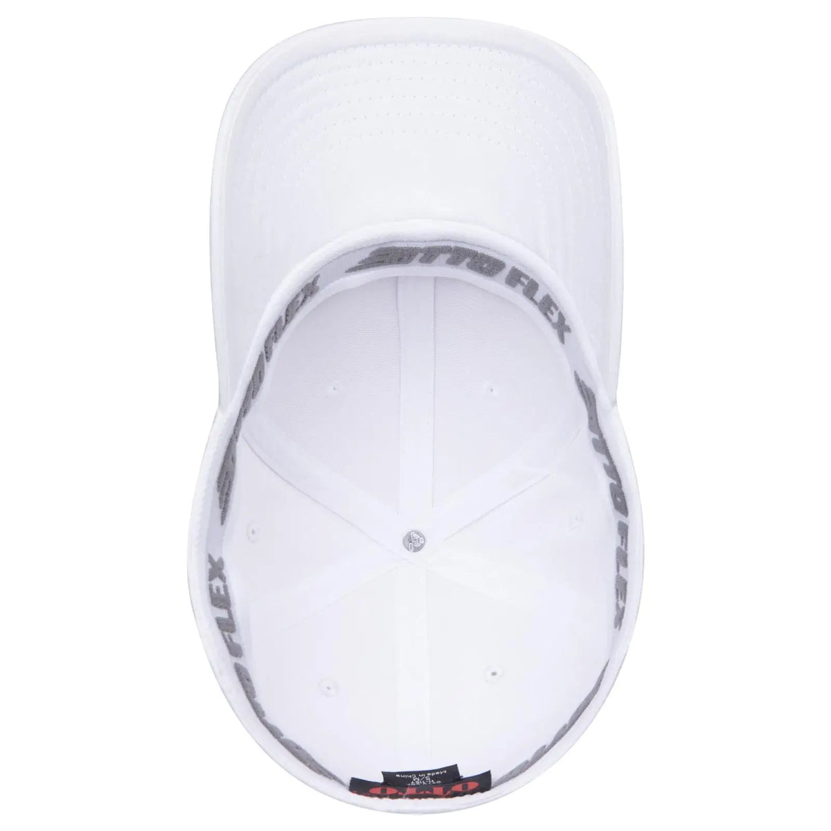 Otto 11-1167 ?Otto Flex’ Fitted 6 Panel Low Profile Baseball Cap - White