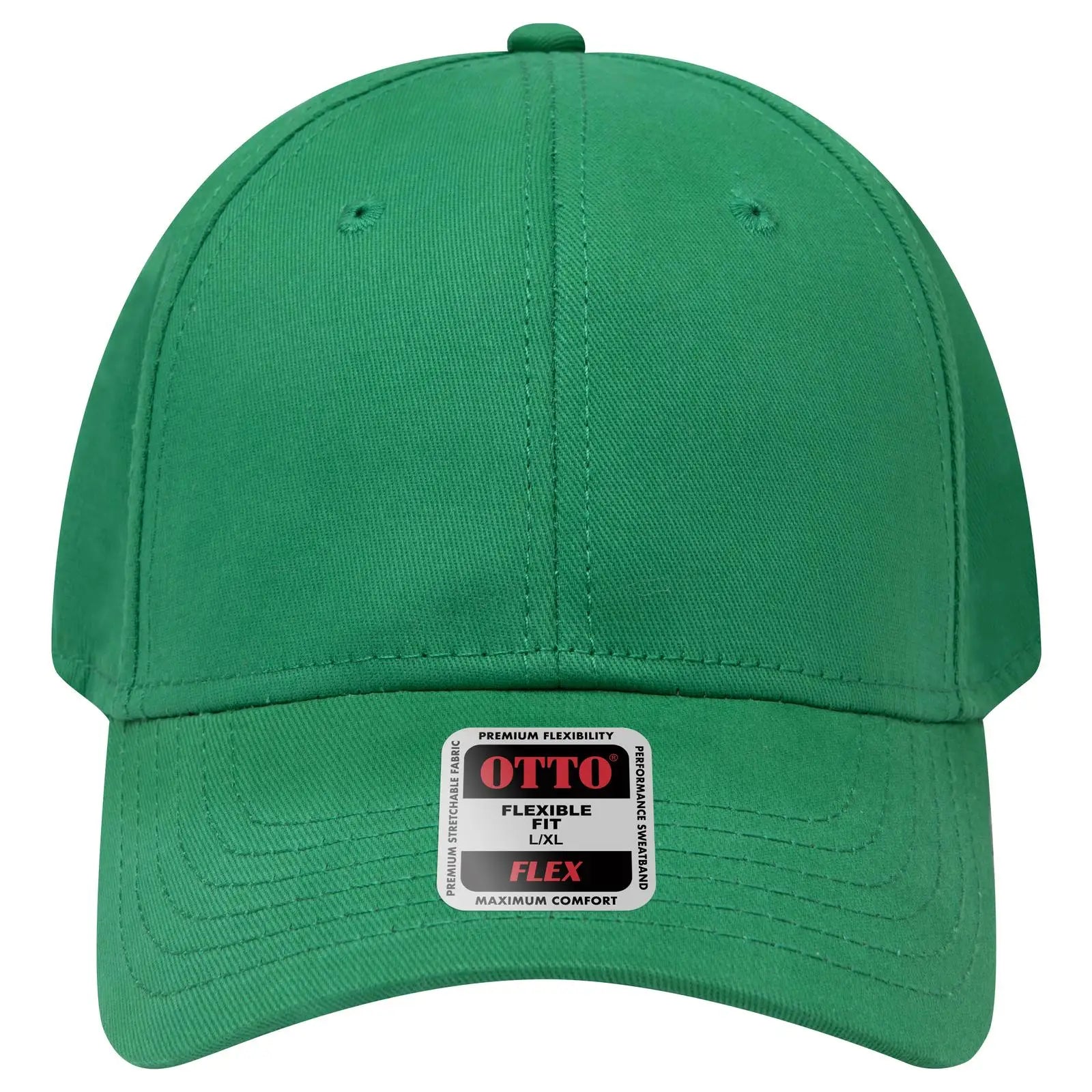 Otto 11-1167 ?Otto Flex’ Fitted 6 Panel Low Profile Baseball Cap - Kelly