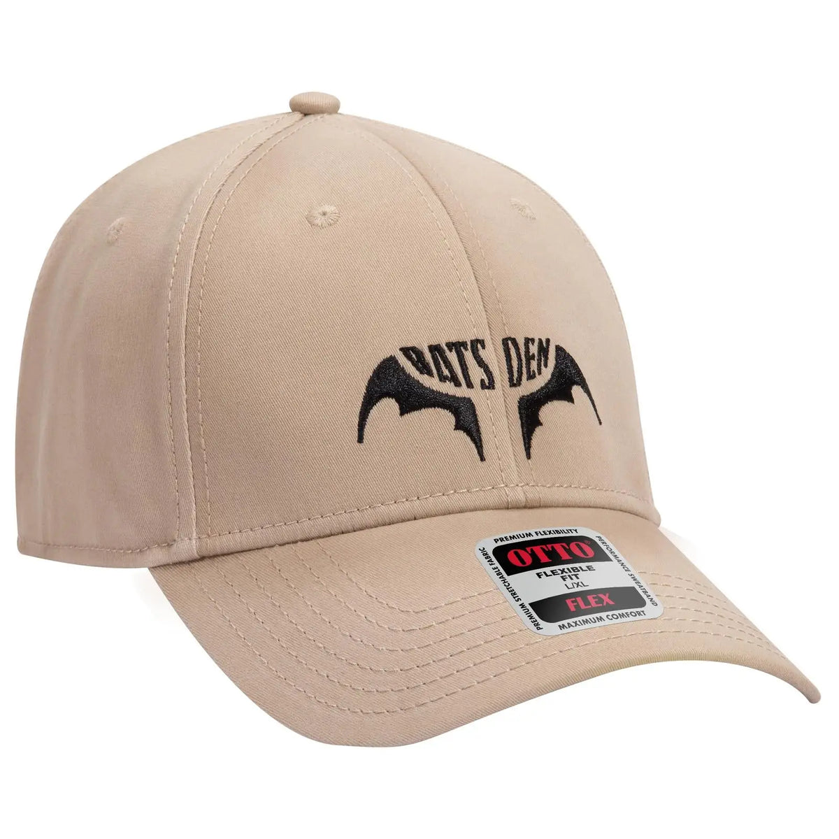 Otto 11-1167 ?Otto Flex’ Fitted 6 Panel Low Profile Baseball Cap - Khaki
