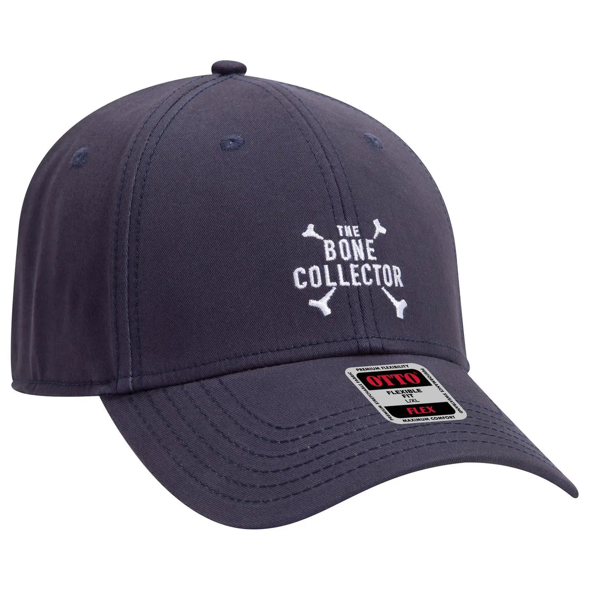 Otto 11-1167 ?Otto Flex’ Fitted 6 Panel Low Profile Baseball Cap - Navy