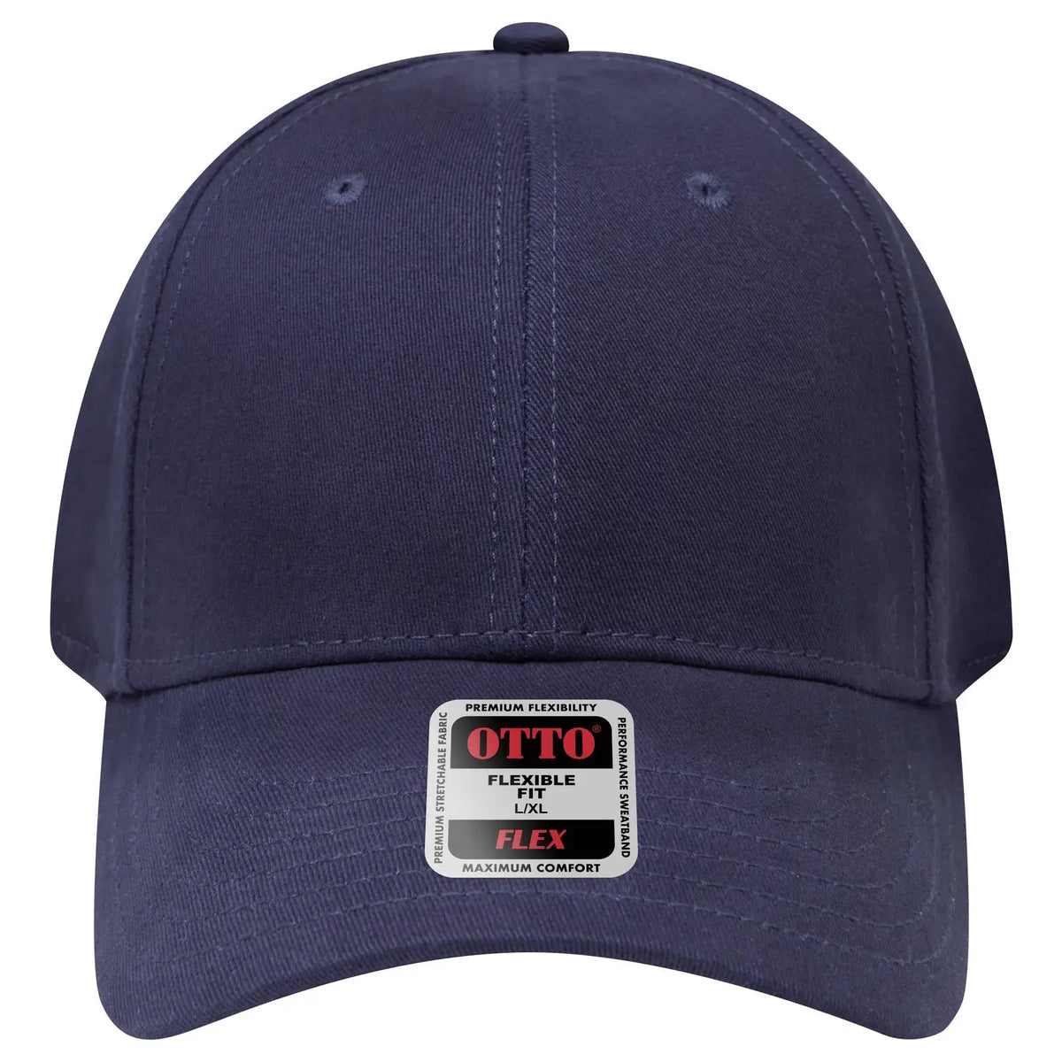 Otto 11-1167 ?Otto Flex’ Fitted 6 Panel Low Profile Baseball Cap - Navy