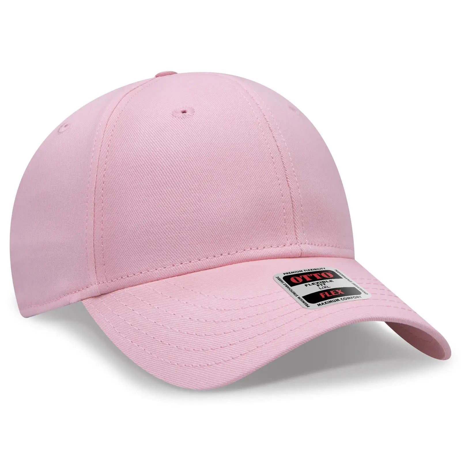 Otto 11-1167 ?Otto Flex’ Fitted 6 Panel Low Profile Baseball Cap - Pink