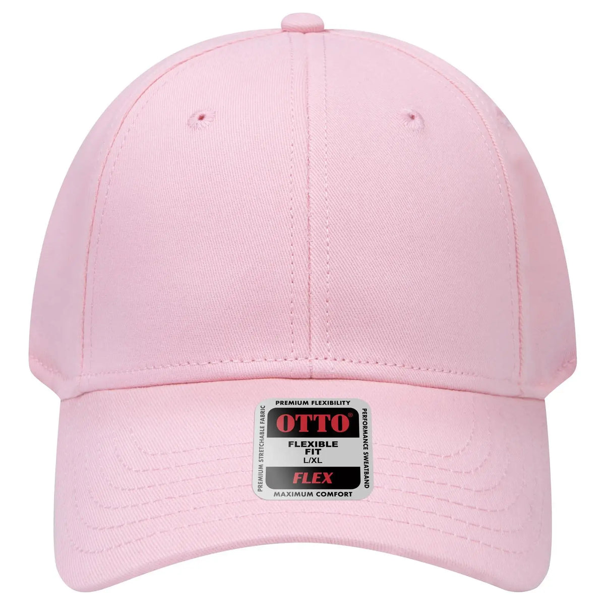 Otto 11-1167 ?Otto Flex’ Fitted 6 Panel Low Profile Baseball Cap - Pink