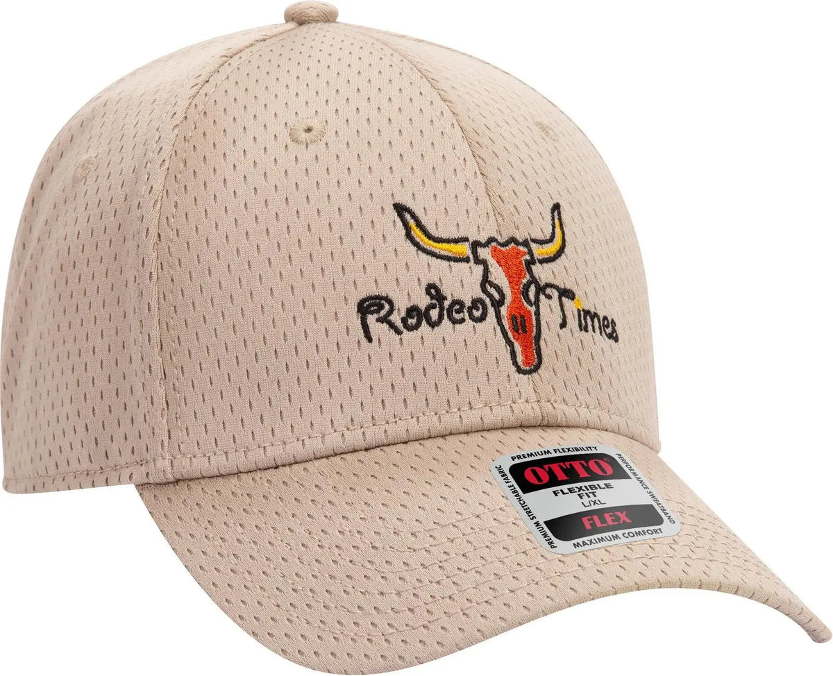 Otto 11-1168 ?Otto Flex’ Fitted 6 Panel Low Profile Baseball Cap - White