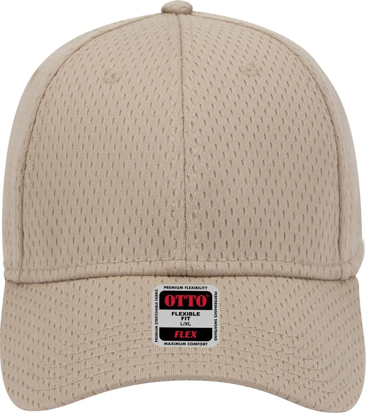 Otto 11-1168 ?Otto Flex’ Fitted 6 Panel Low Profile Baseball Cap - Khaki