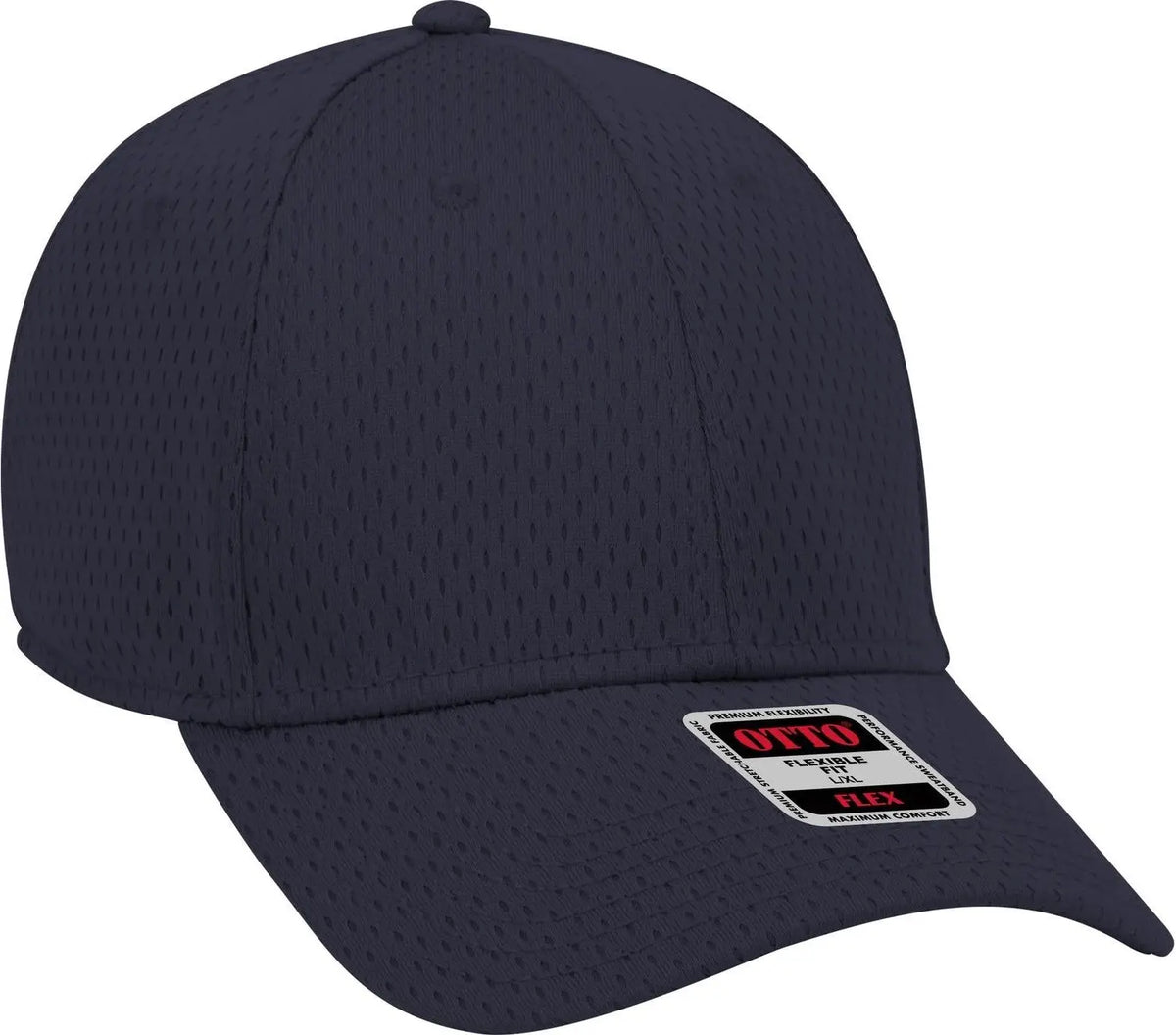 Otto 11-1168 ?Otto Flex’ Fitted 6 Panel Low Profile Baseball Cap - Navy