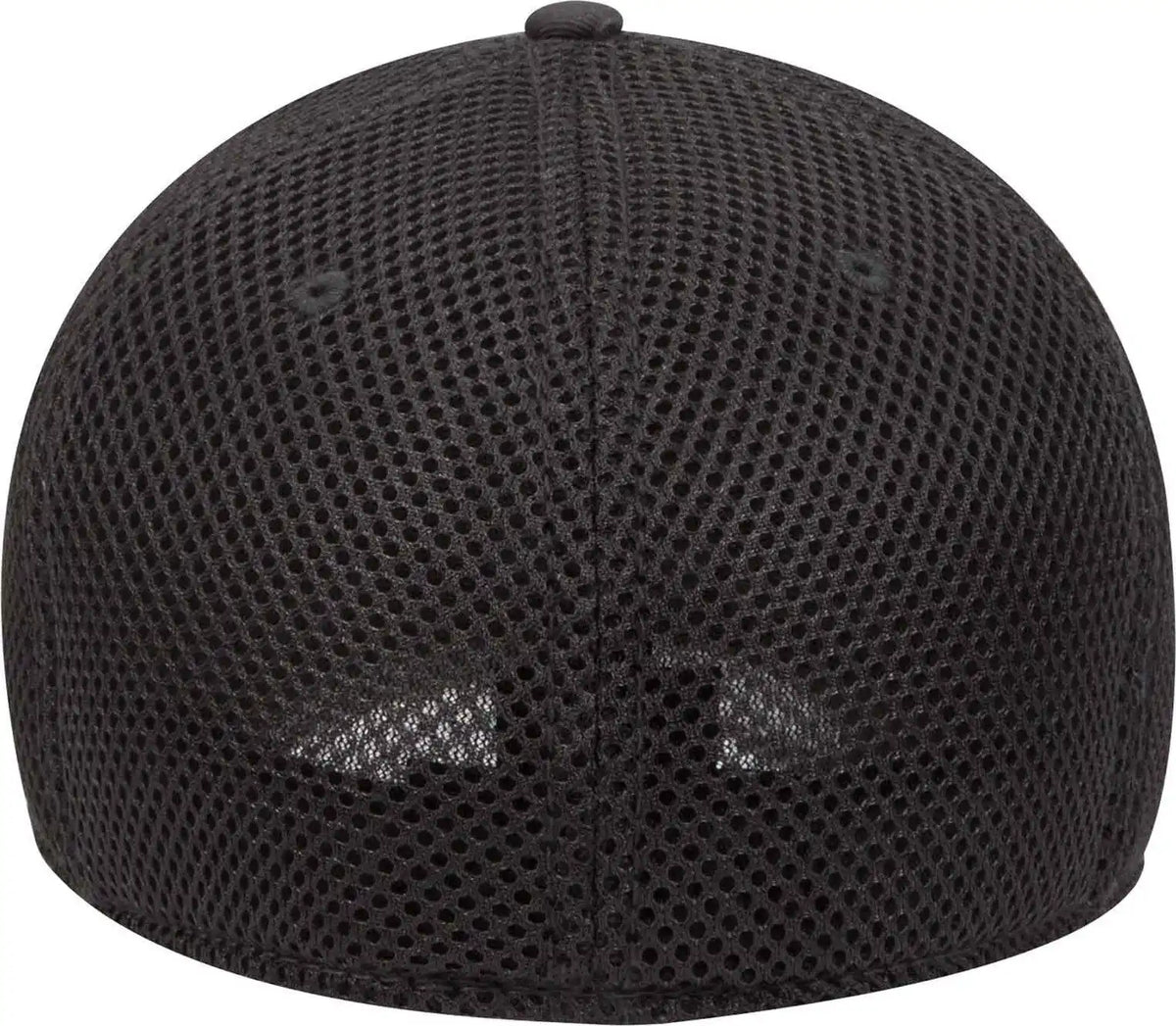 Otto 11-1169 Cotton Twill W/ Stretchable Polyester Air Mesh Back Flex 6 Panel Low Profile Baseball Cap - Charcoal Gray