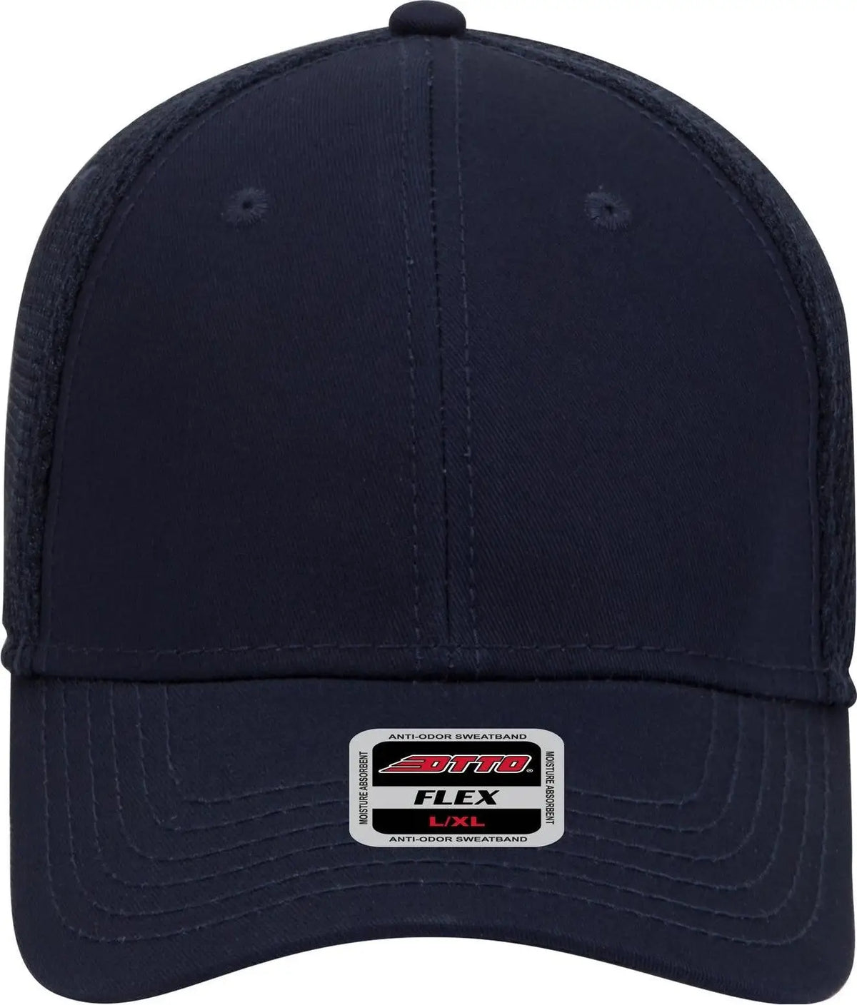 Otto 11-1169 ?Otto Flex’ Fitted 6 Panel Low Profile Baseball Cap - Navy