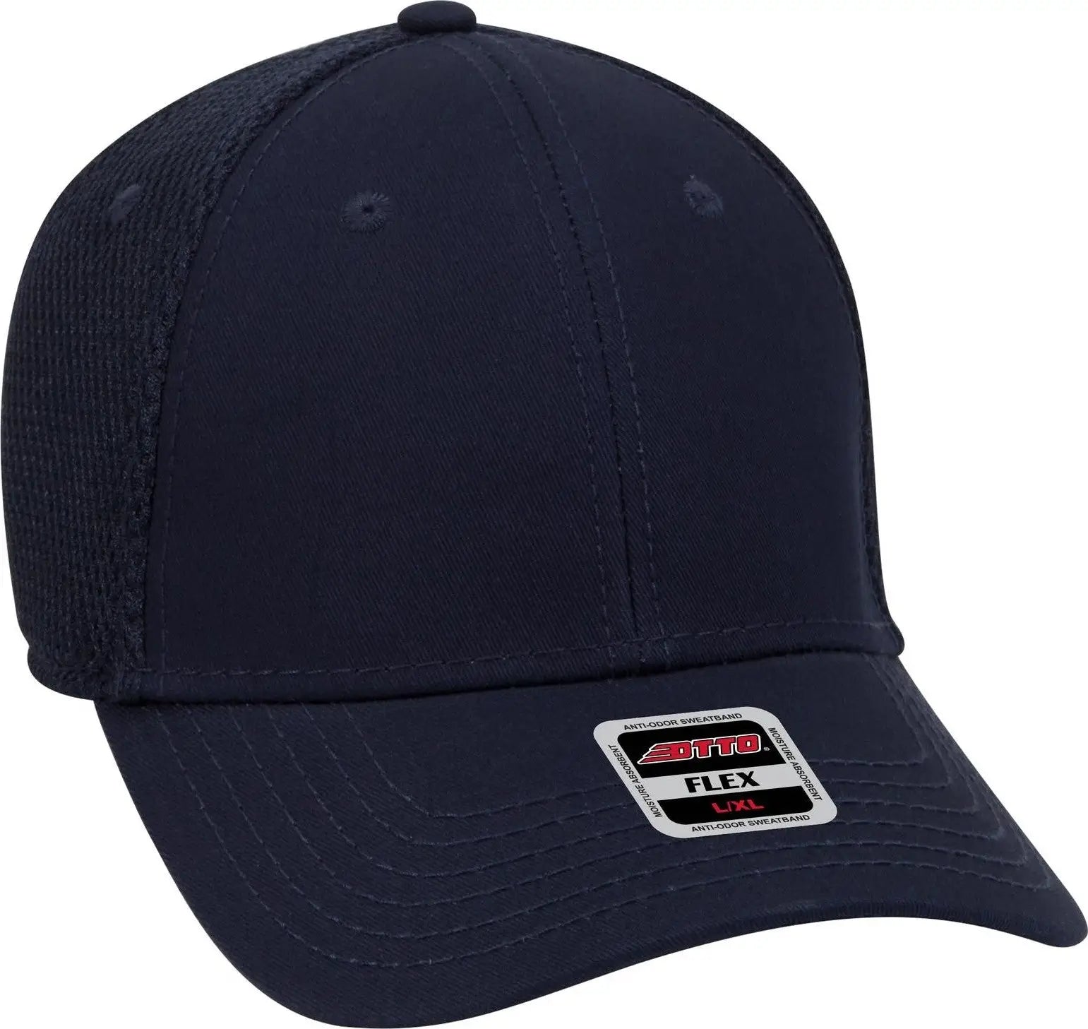 Otto 11-1169 ?Otto Flex’ Fitted 6 Panel Low Profile Baseball Cap - Navy