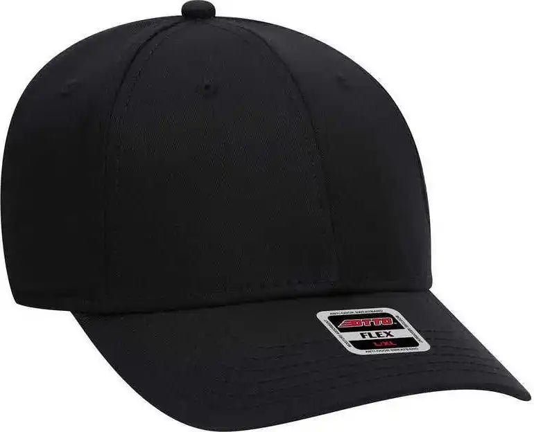 Otto 11-1170 Stretchable Superior Cotton Twill Flex 6 Panel Low Profile Baseball Cap - Khaki - S/m