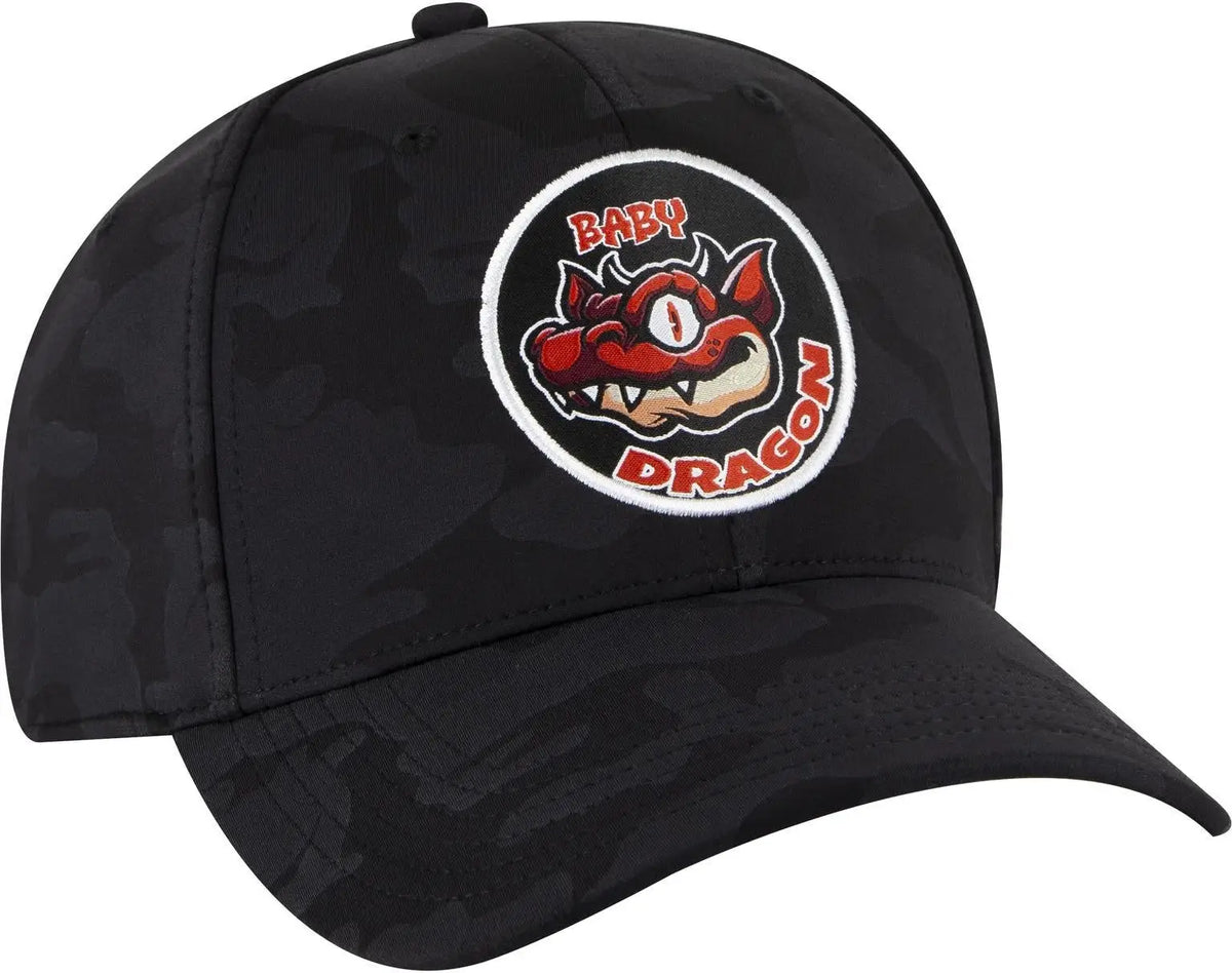 Otto 11-1172 ?Otto Flex’ Fitted 6 Panel Low Profile Baseball Cap - Blk/ch.gry