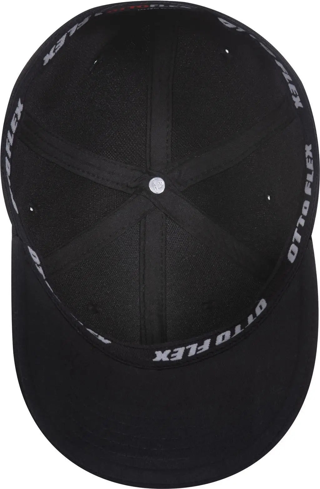 Otto 11-1172 ?Otto Flex’ Fitted 6 Panel Low Profile Baseball Cap - Black