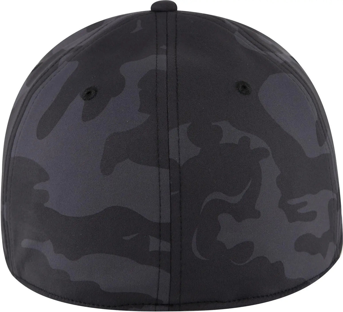 Otto 11-1172 ?Otto Flex’ Fitted 6 Panel Low Profile Baseball Cap - Ch.gry/blk