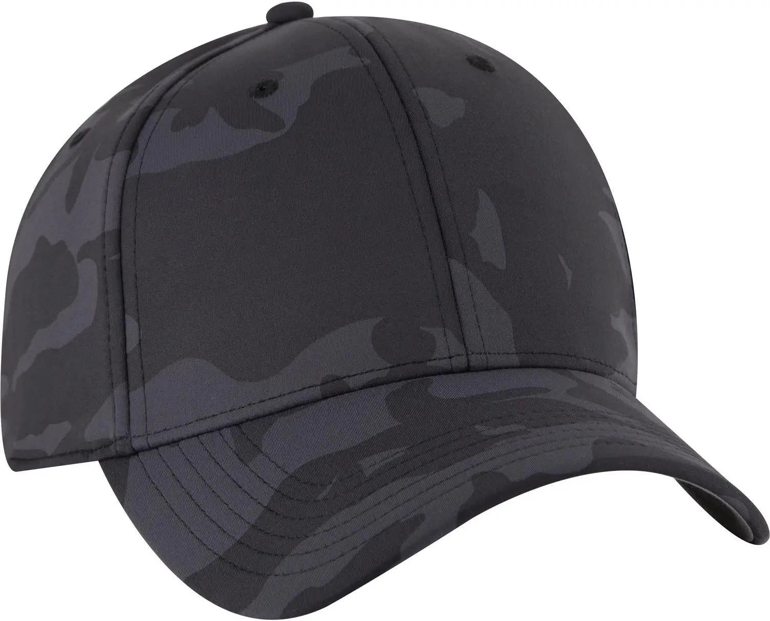 Otto 11-1172 ?Otto Flex’ Fitted 6 Panel Low Profile Baseball Cap - Ch.gry/blk