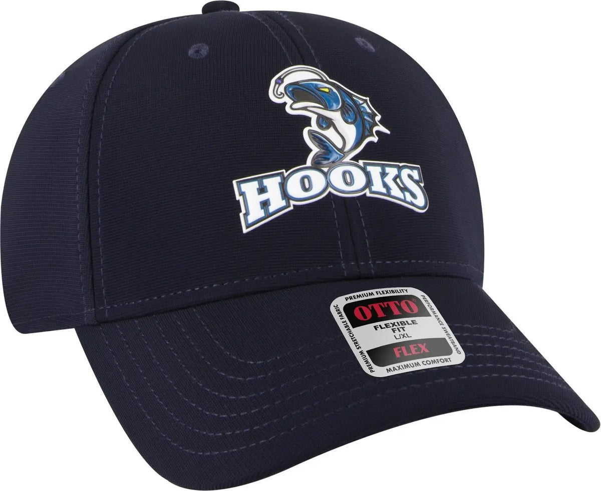 Otto 11-1172 ?Otto Flex’ Fitted 6 Panel Low Profile Baseball Cap - Char. Gray