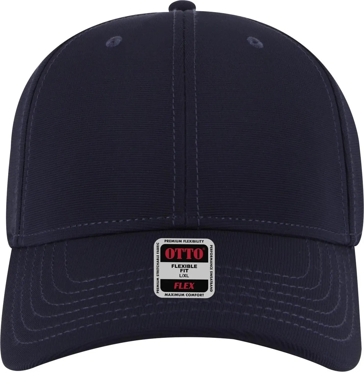 Otto 11-1172 ?Otto Flex’ Fitted 6 Panel Low Profile Baseball Cap - Navy