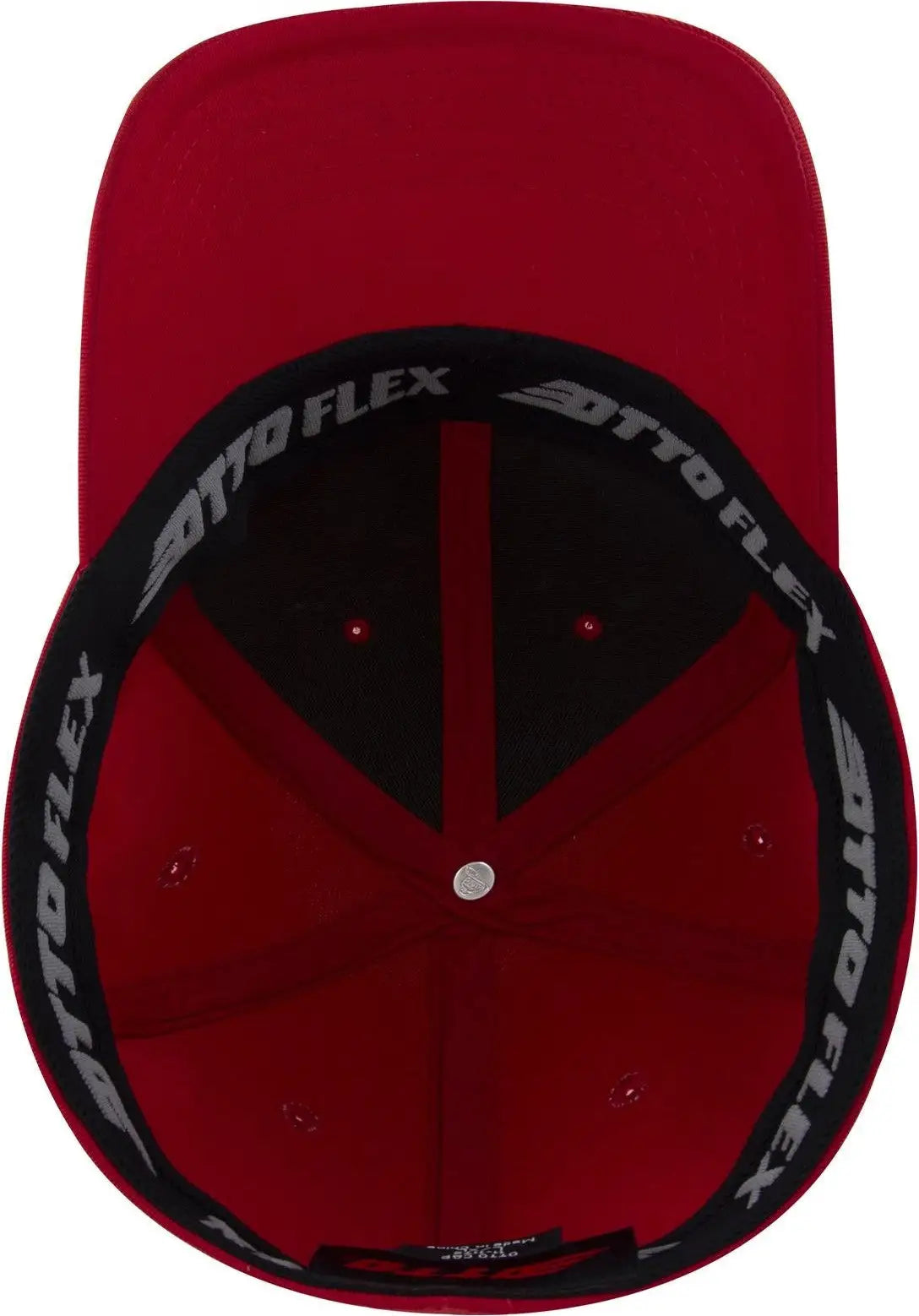 Otto 11-1172 ?Otto Flex’ Fitted 6 Panel Low Profile Baseball Cap - Red
