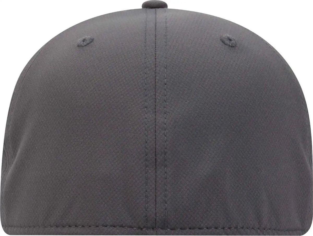 Otto 11-1257 Flex 6 Panel Low Profile Upf 50 + Cool Comfort Performance Stretchable Knit Cap - Charcoal Gray