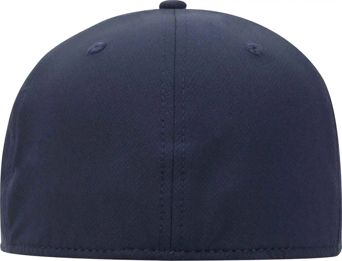 Otto 11 1257 Flex 6 Panel Low Profile Upf 50 + Cool Comfort Performance Stretchable Knit Cap Navy