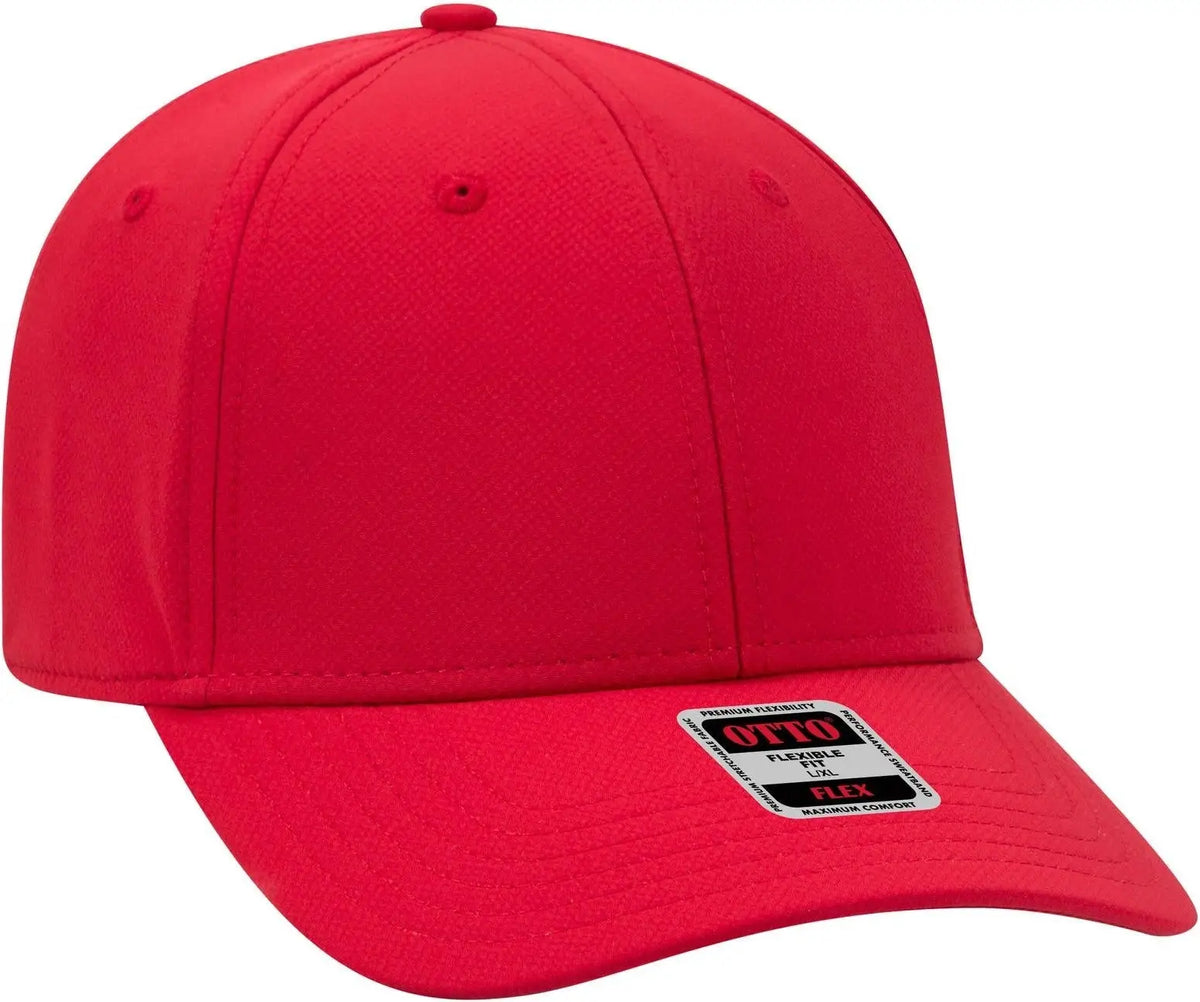 Otto 11-1257 ?Otto Flex’ Fitted Upf 50+ 6 Panel Low Profile Baseball Cap - Red