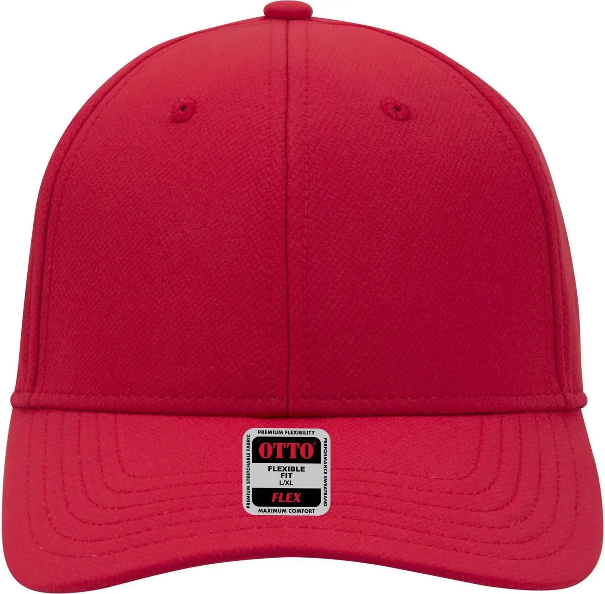 Otto 11-1257 ?Otto Flex’ Fitted Upf 50+ 6 Panel Low Profile Baseball Cap - Red