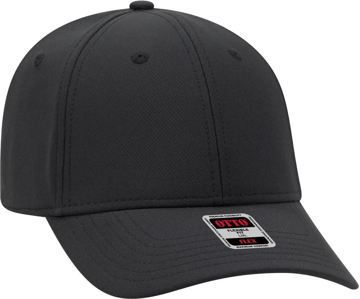 Otto 11-1257 ?Otto Flex’ Fitted Upf 50+ 6 Panel Low Profile Baseball Cap - Black