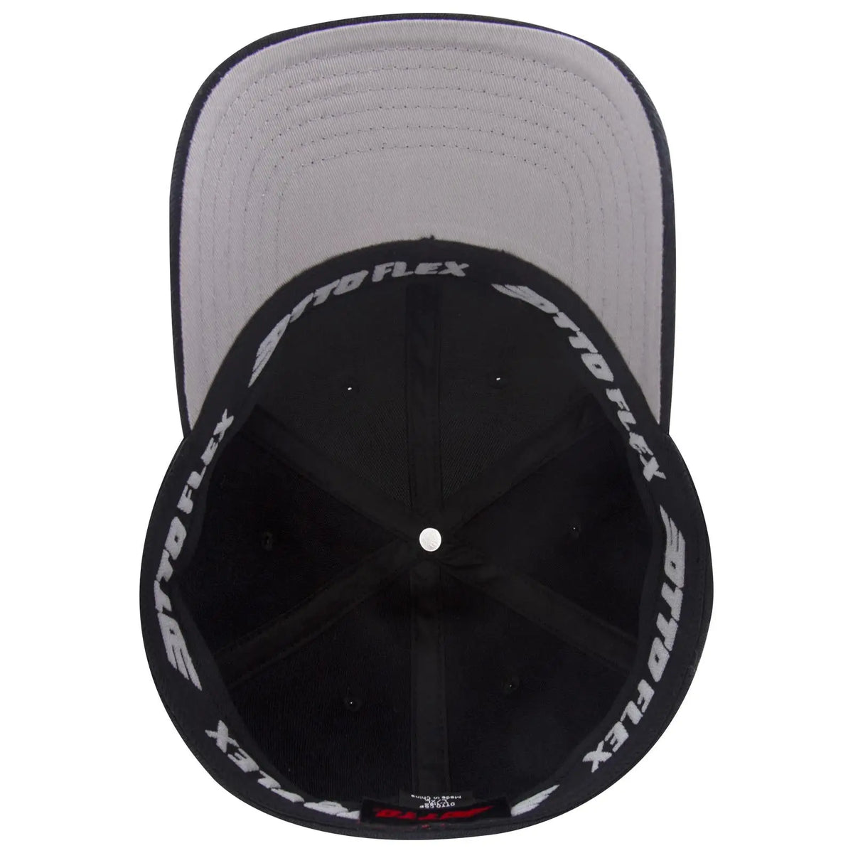 Otto 11-1328 ?Otto Flex’ Fitted 6 Panel Low Profile Baseball Cap - Black