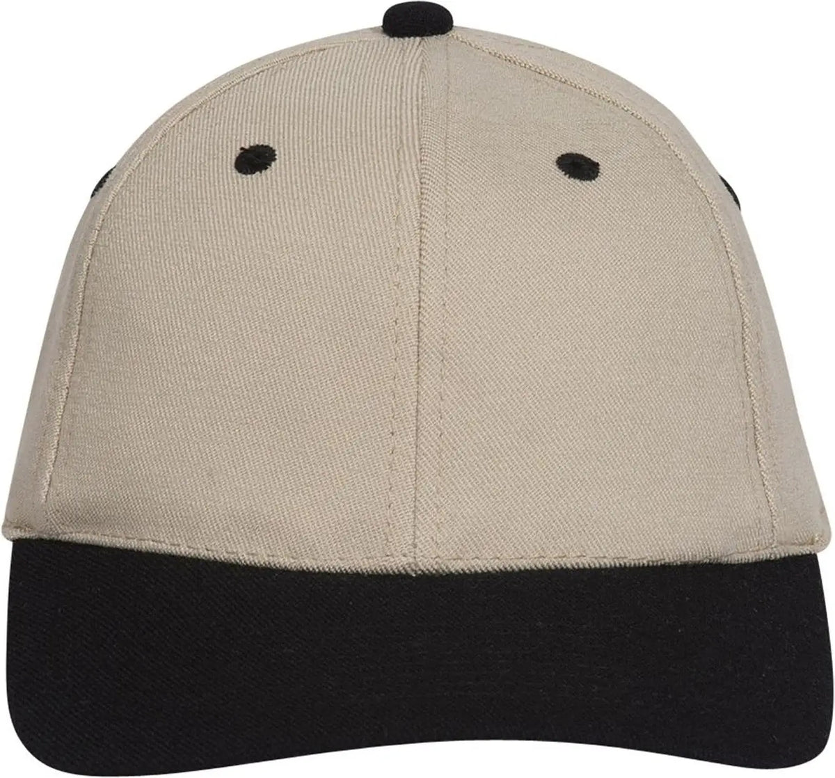 Otto 11-194 ?Otto Flex’ Fitted 6 Panel Low Profile Baseball Cap - Blk/kha