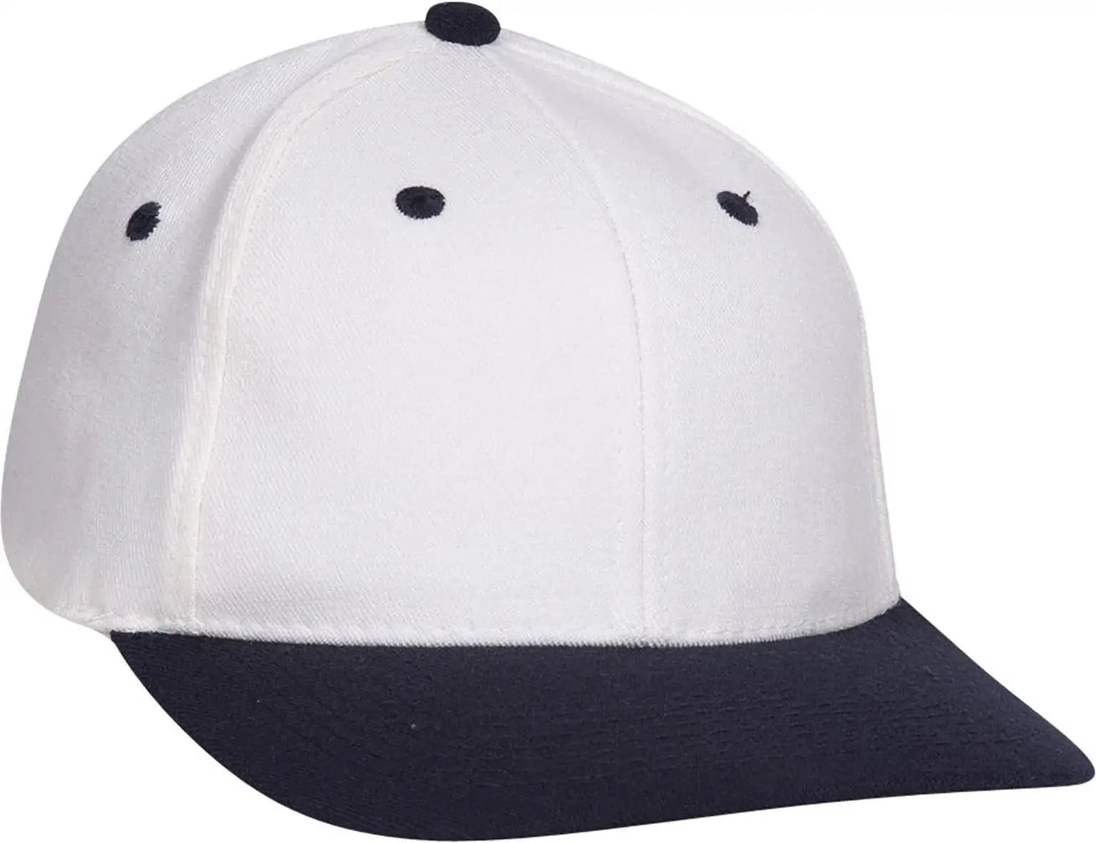 Otto 11-194 ?Otto Flex’ Fitted 6 Panel Low Profile Baseball Cap - Nvy/wht