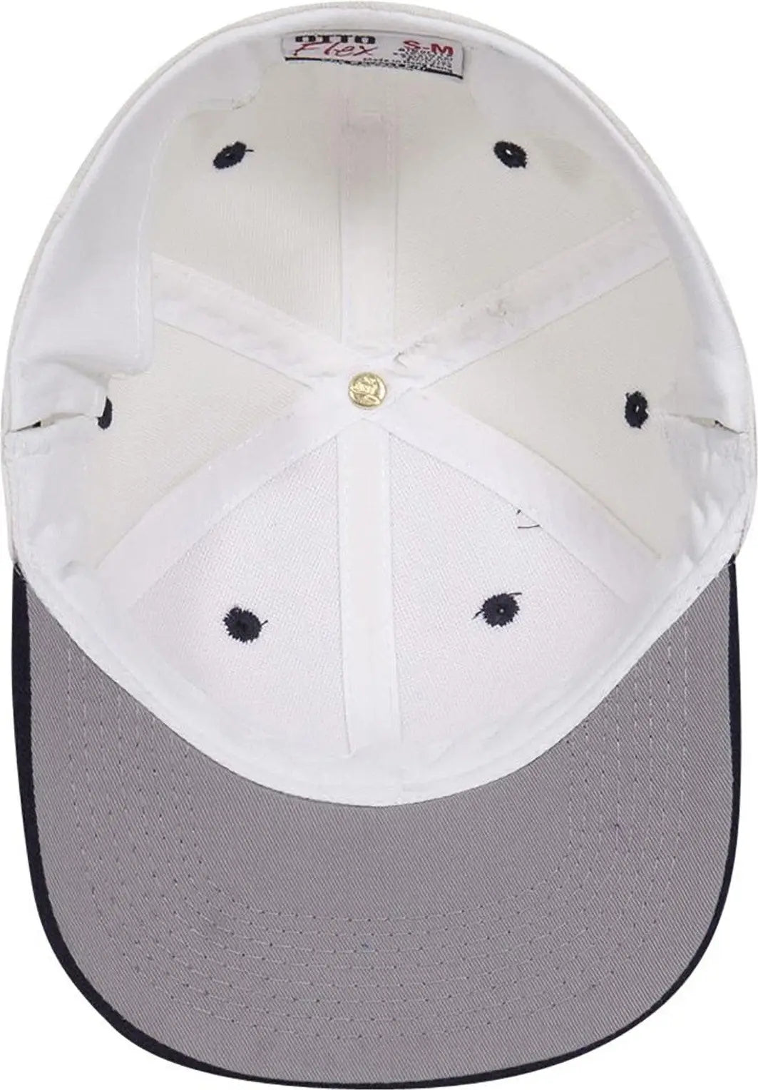 Otto 11-194 ?Otto Flex’ Fitted 6 Panel Low Profile Baseball Cap - Nvy/wht