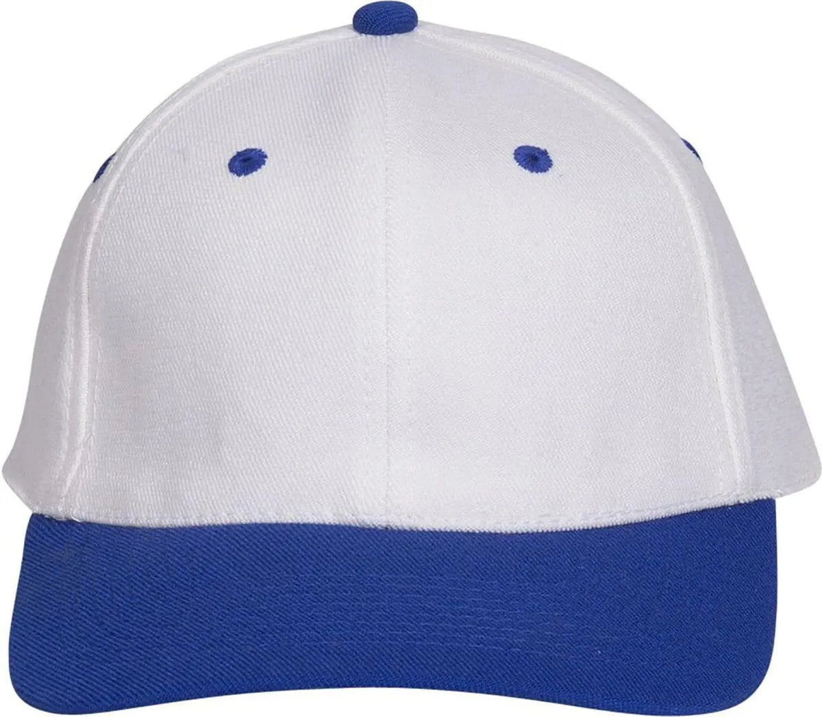 Otto 11-194 ?Otto Flex’ Fitted 6 Panel Low Profile Baseball Cap - Ryl/wht - 7 3/8’’ - 5/8’