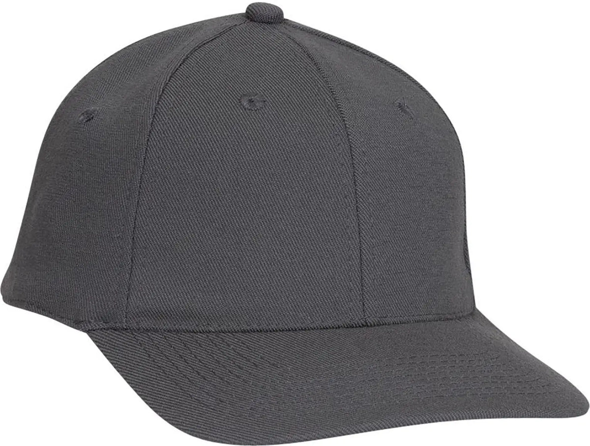Otto 11-194 ?Otto Flex’ Fitted 6 Panel Low Profile Baseball Cap - Char. Gray - 7’’ - 7 1/4’’