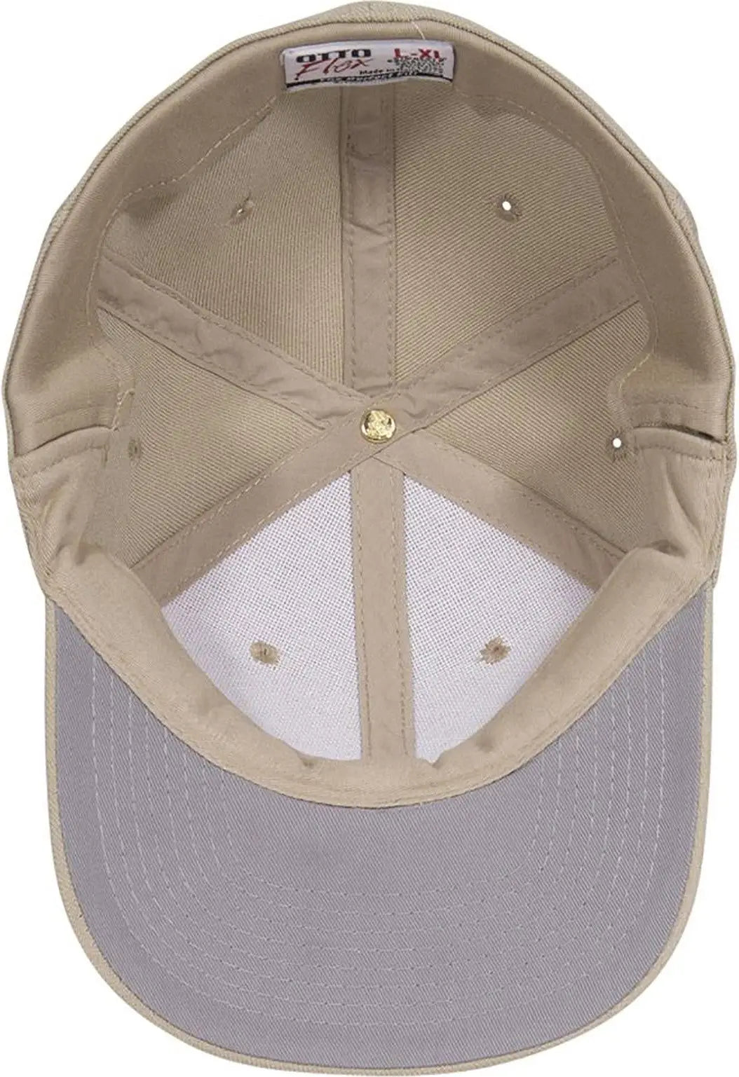 Otto 11-194 ?Otto Flex’ Fitted 6 Panel Low Profile Baseball Cap - Khaki