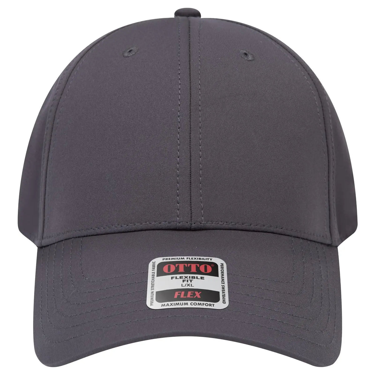 Otto 11-2 ?Otto Flex’ Fitted 6 Panel Low Profile Baseball Cap - Char. Gray