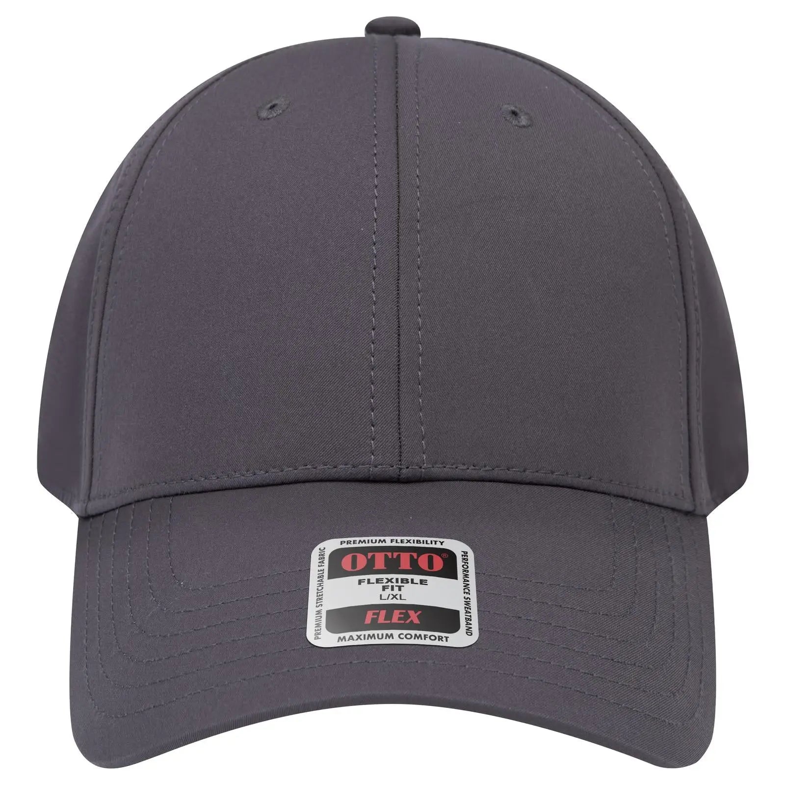 Otto 11-2 ?Otto Flex’ Fitted 6 Panel Low Profile Baseball Cap - Char. Gray